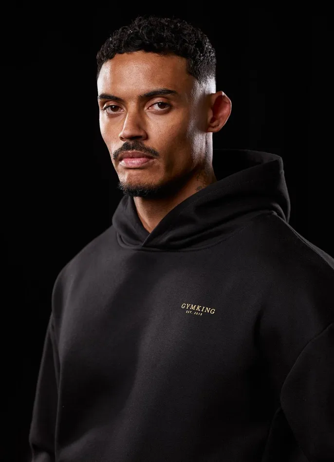 Gym King Sweatshirts and Hoodies Men Established Hood 8211 BlackGold