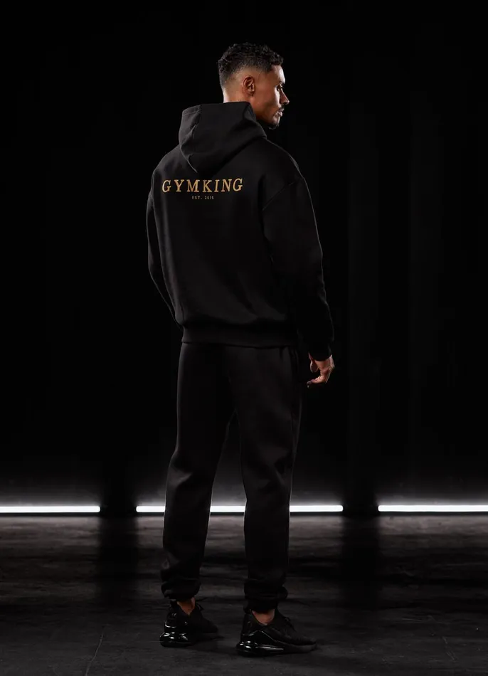 Gym King Sweatshirts and Hoodies Men Established Hood 8211 BlackGold