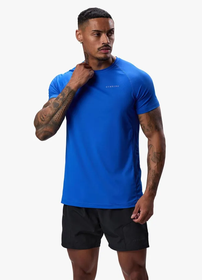 Gym King TShirts Men Energy Linear Tee 8211 Royal Blue