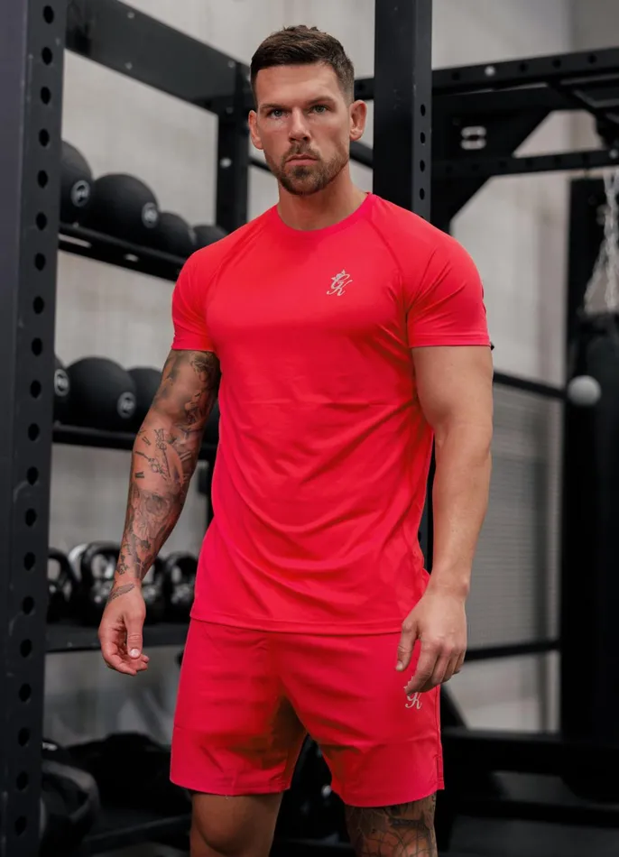 Gym King TShirts Men Energy Tee 8211 Hot Red