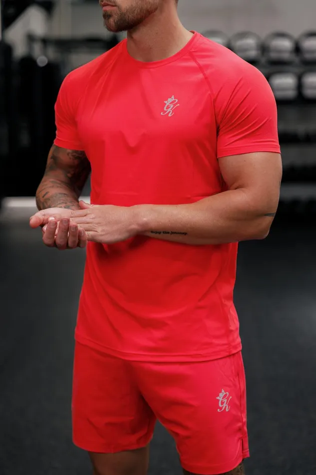 Gym King TShirts Men Energy Tee 8211 Hot Red