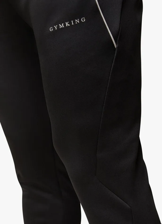 Gym King Tracksuit Bottoms Men Eclipse Poly Jogger 8211 Black