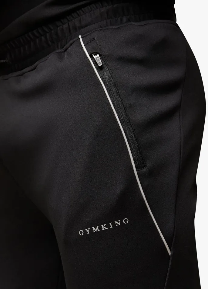 Gym King Tracksuit Bottoms Men Eclipse Poly Jogger 8211 Black