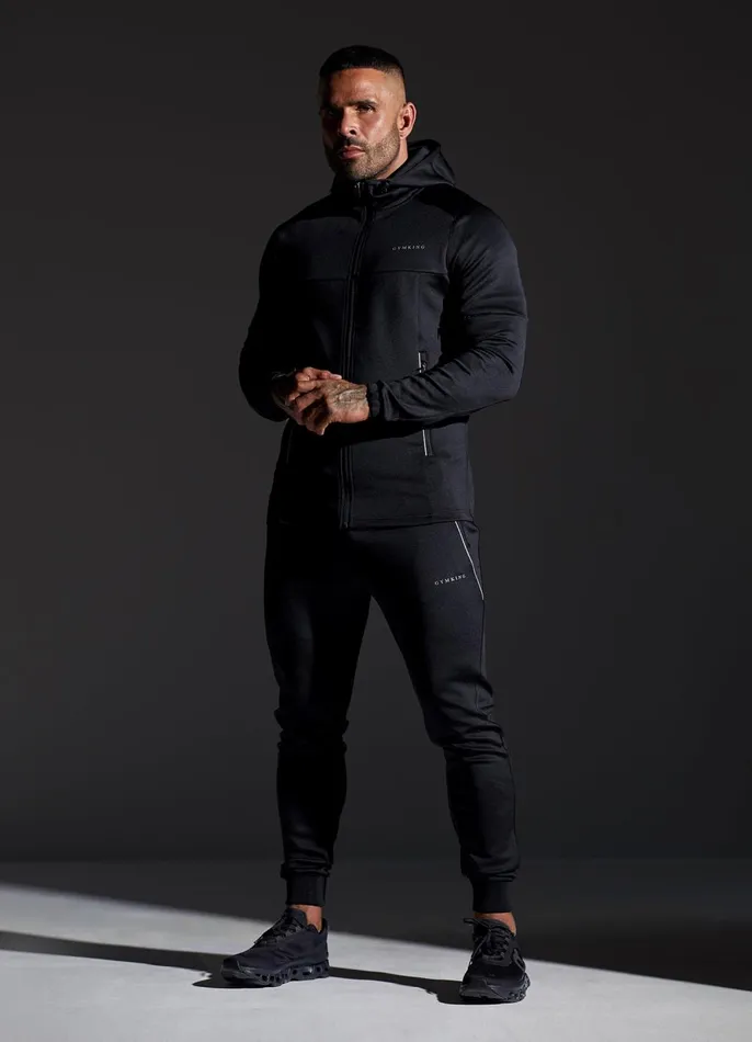 Gym King Tracksuit Bottoms Men Eclipse Poly Jogger 8211 Black
