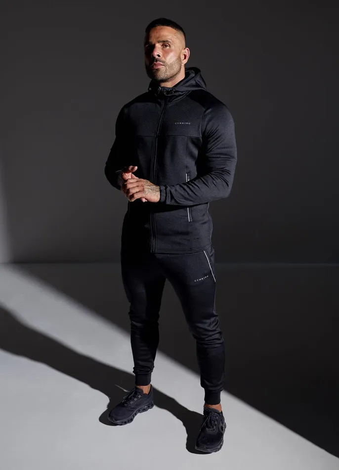 Gym King Tracksuit Bottoms Men Eclipse Poly Jogger 8211 Black