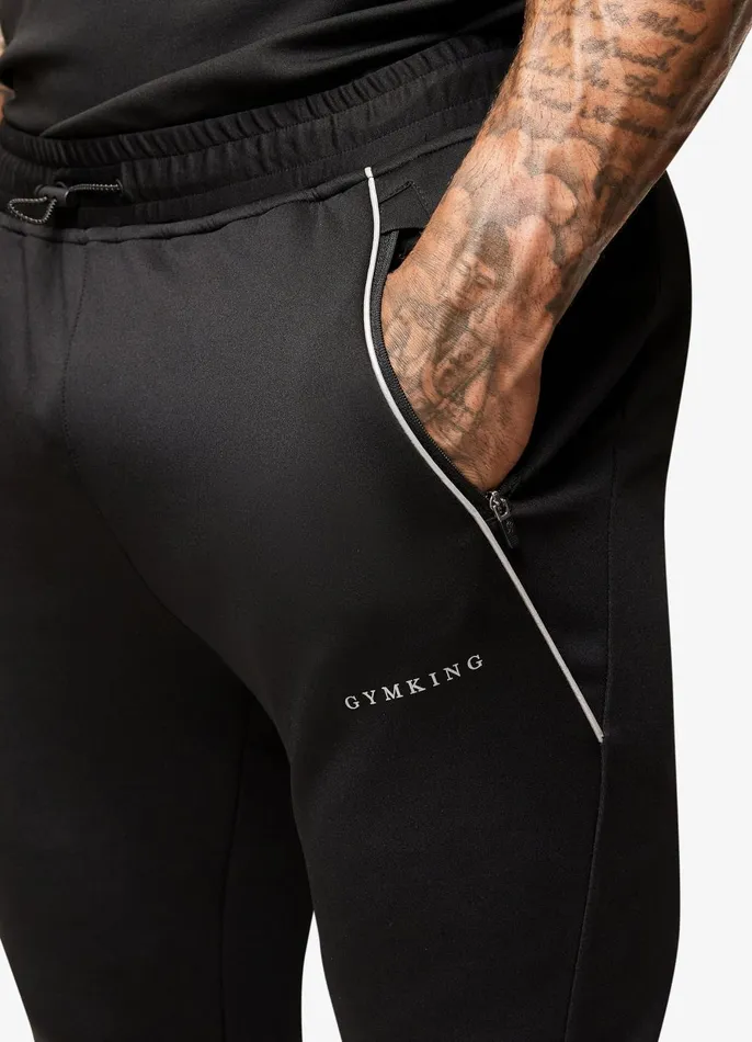 Gym King Tracksuit Bottoms Men Eclipse Poly Jogger 8211 Black