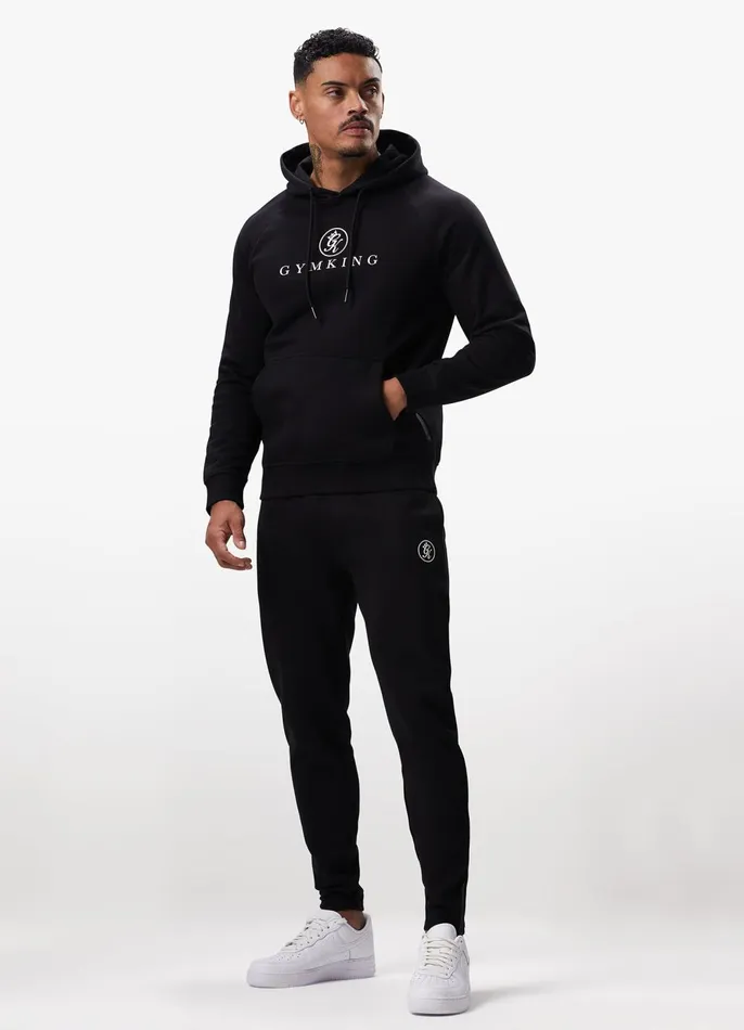 Gym King Tracksuit Bottoms Men Pro Logo Jogger 8211 Black