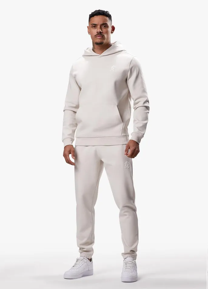 Gym King Tracksuit Bottoms Men Split Linear Jogger 8211 Stone Grey