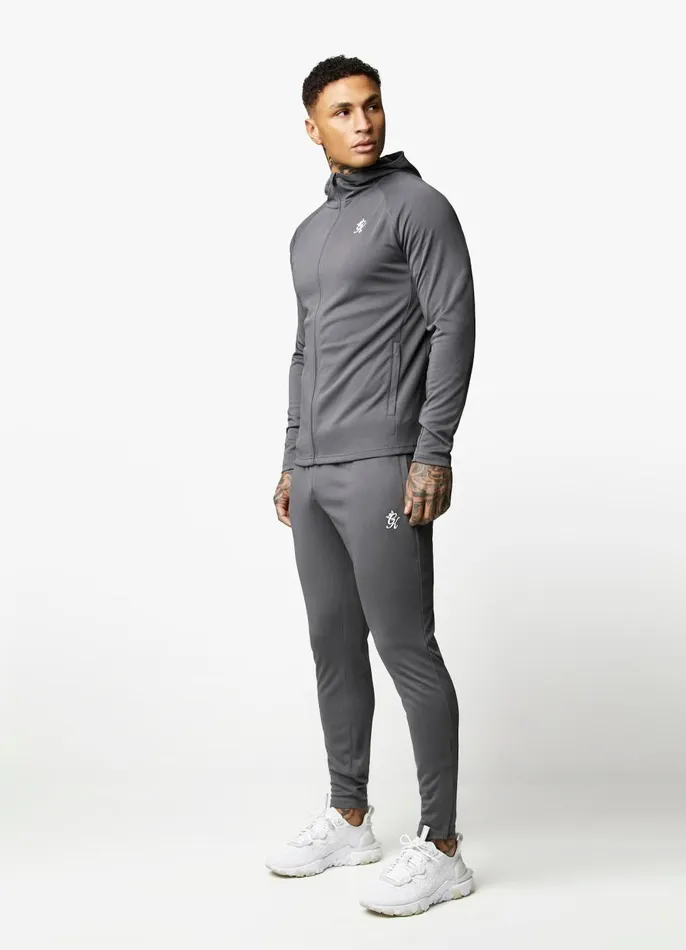 Gym King Tracksuit Tops Men 365 Lightweight Poly Training Hood 8211 Graphite
