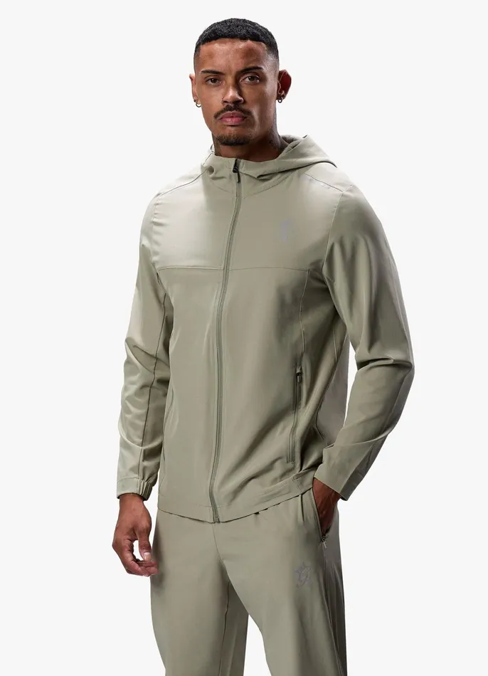 Gym King Tracksuit Tops Men Flex Woven Tracksuit Top 8211 Soft Khaki