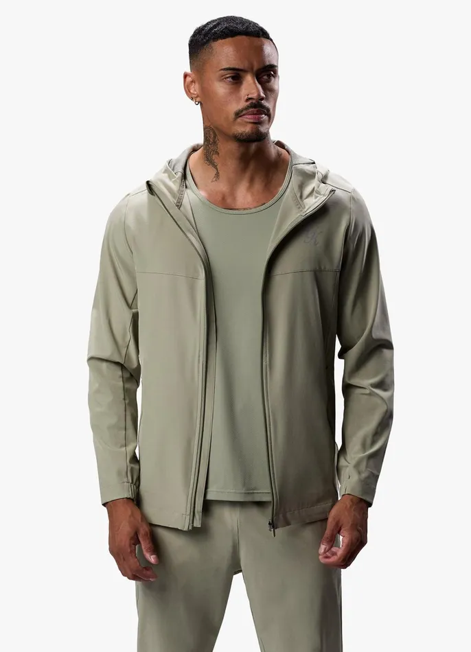 Gym King Tracksuit Tops Men Flex Woven Tracksuit Top 8211 Soft Khaki