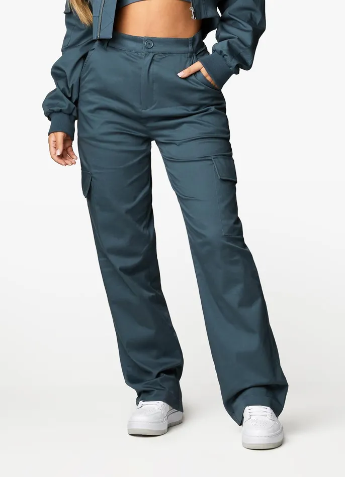 Gym King Tracksuits Women Woven Tracksuit 8211 Storm Blue
