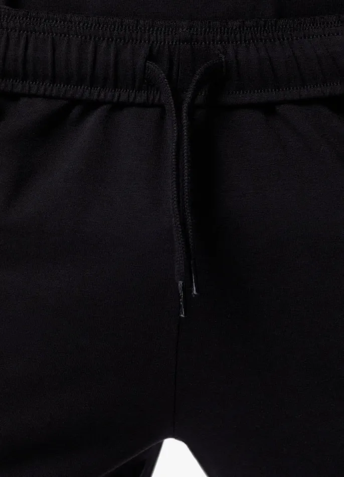 Gym King Twin Sets Men Pro Logo Jersey Short 8211 BlackGold