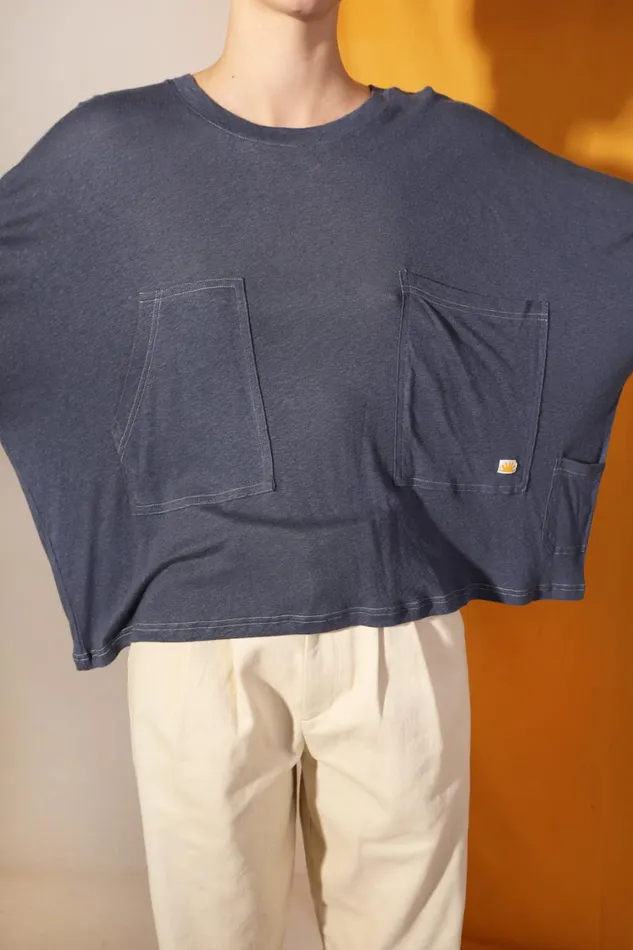 Hamish Top Navy Womens LF Markey Tops