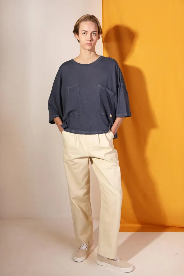 Hamish Top Navy Womens LF Markey Tops