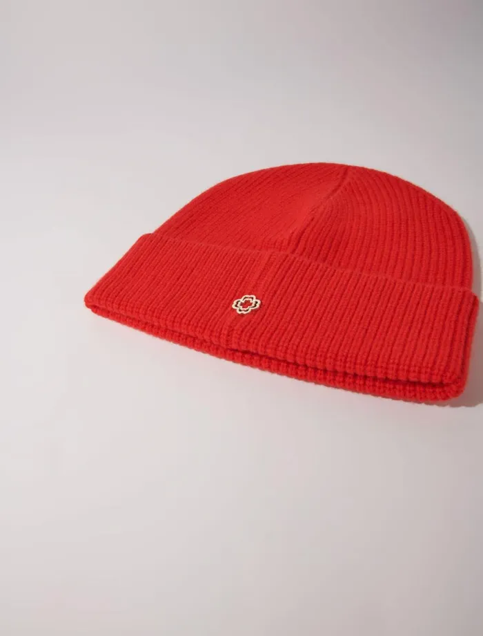 Hats Women Maje Wool And Cashmere Hat Red
