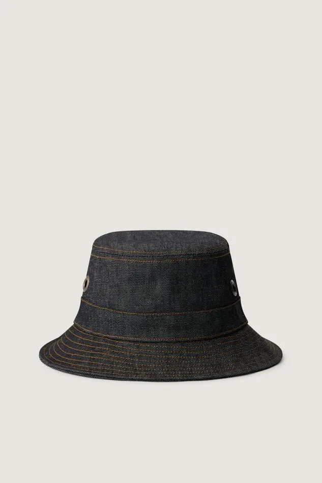 Hats Women Soeur PABLITO HAT Black Raw Denim