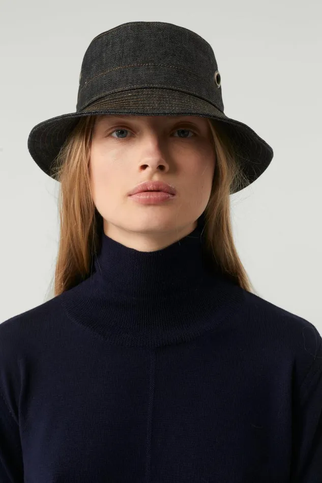 Hats Women Soeur PABLITO HAT Black Raw Denim