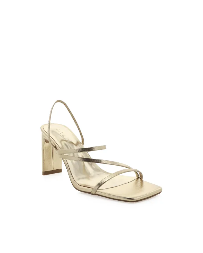 Heels Billini Block Heels GENNA GOLD METALLIC
