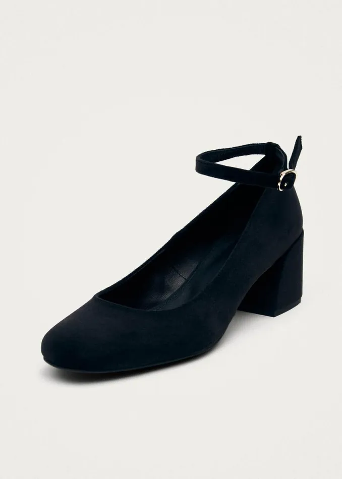 Heels Women ALOHAS Antoine Velvet Black Pumps