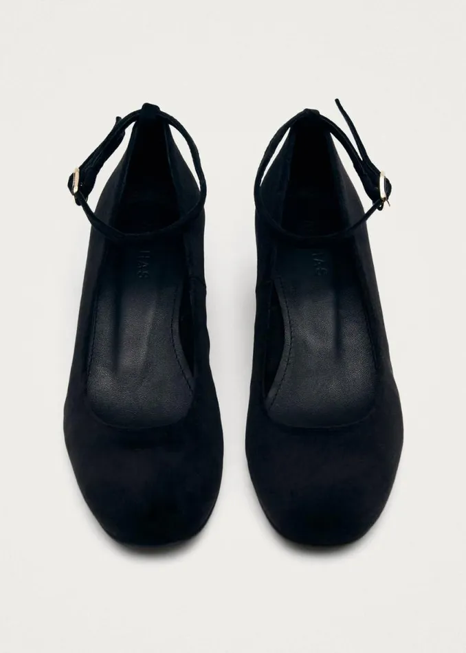 Heels Women ALOHAS Antoine Velvet Black Pumps