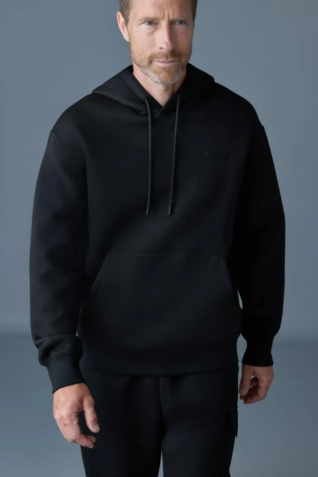 Hoodies and Tops Men Mackage KRYSTIAN Doubleface Jersey Hoodie Flame Hoodies and Tops Men Mackage KRYSTIAN Doubleface Jersey Hoodie Flame