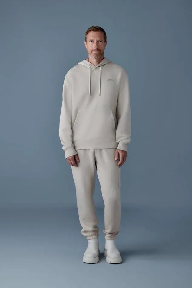 Hoodies and Tops Men Mackage KRYSTIAN Doubleface Jersey Hoodie Flame Hoodies and Tops Men Mackage KRYSTIAN Doubleface Jersey Hoodie Flame