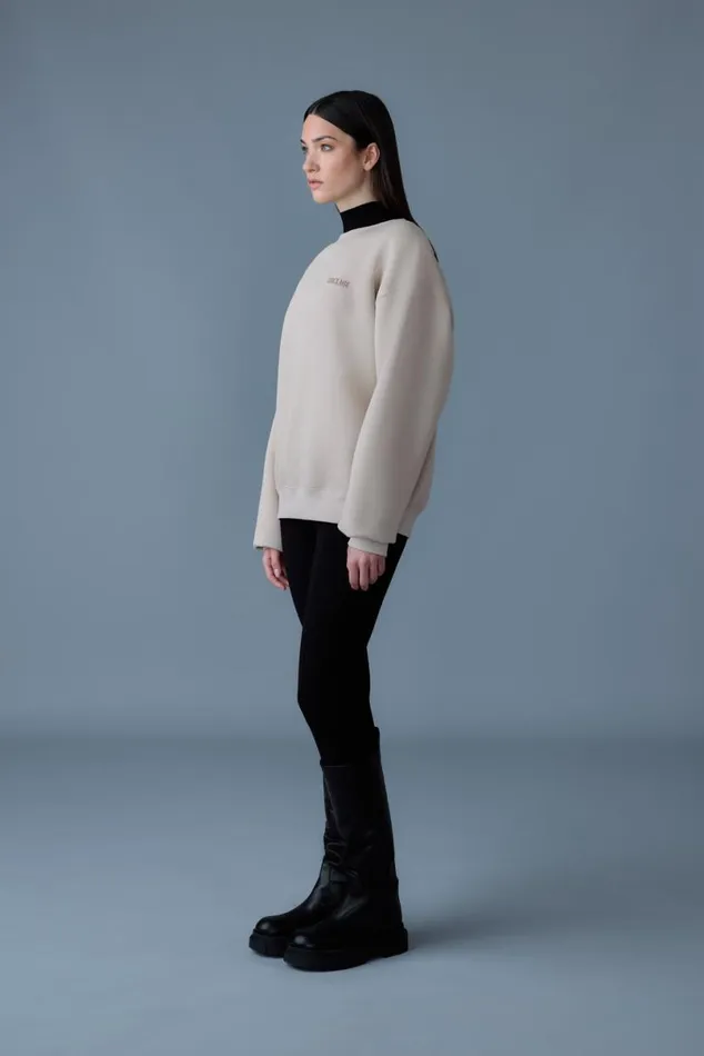 Hoodies and Tops Women Mackage JULIAN DoubleFace Jersey Sweatshirt Trench Hoodies and Tops Women Mackage JULIAN DoubleFace Jersey Sweatshirt Trench