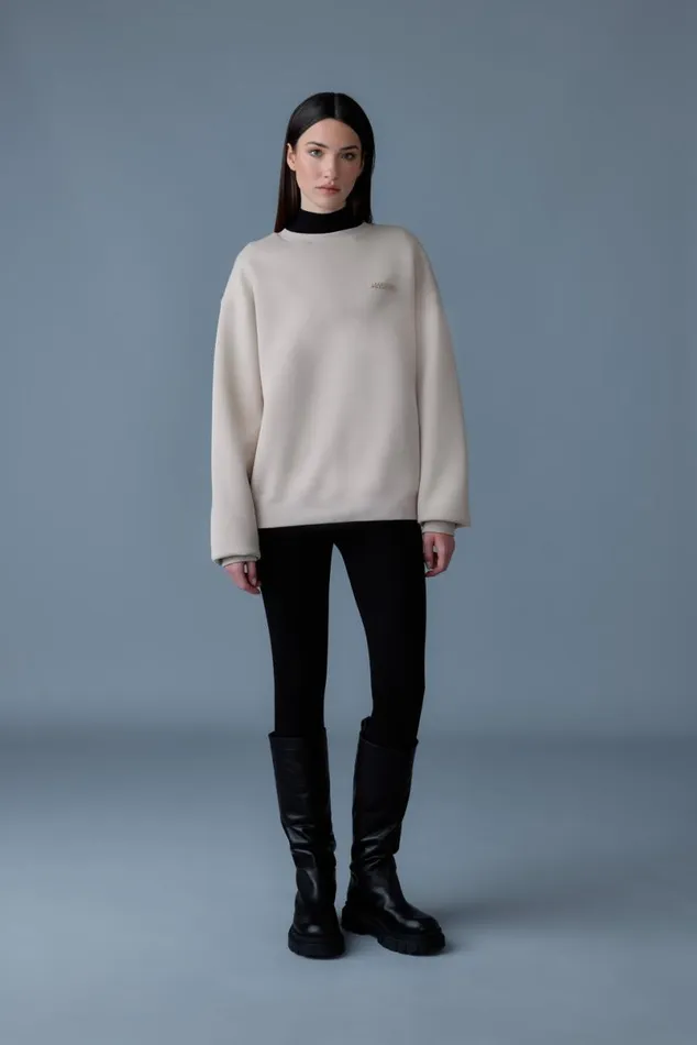 Hoodies and Tops Women Mackage JULIAN DoubleFace Jersey Sweatshirt Trench Hoodies and Tops Women Mackage JULIAN DoubleFace Jersey Sweatshirt Trench