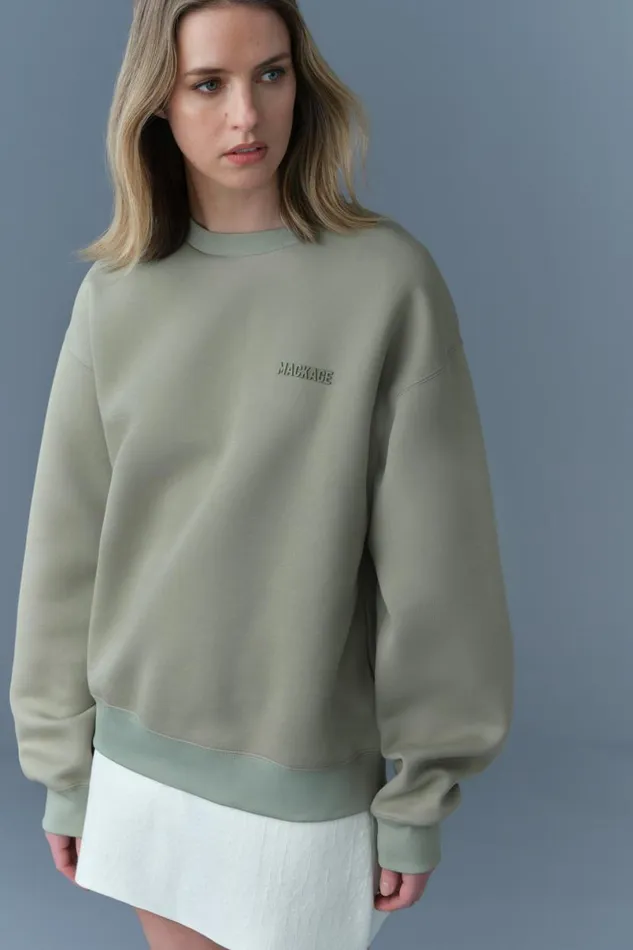 Hoodies and Tops Women Mackage JULIAN DoubleFace Jersey Sweatshirt Trench Hoodies and Tops Women Mackage JULIAN DoubleFace Jersey Sweatshirt Trench