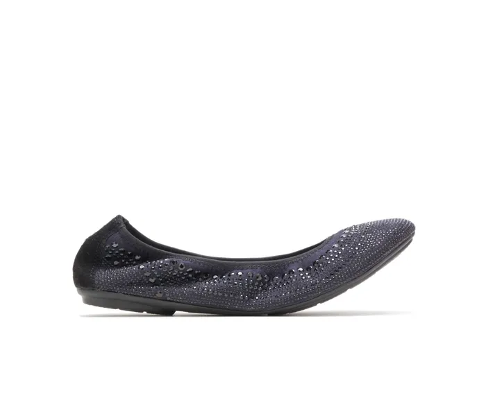 Hush Puppies Flats and SlipOns Women Chaste Ballet Black Stud