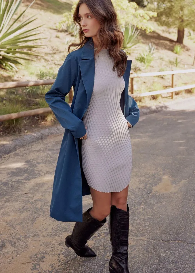 Isola Coat Deepteal Women Lost Wander Outerwear