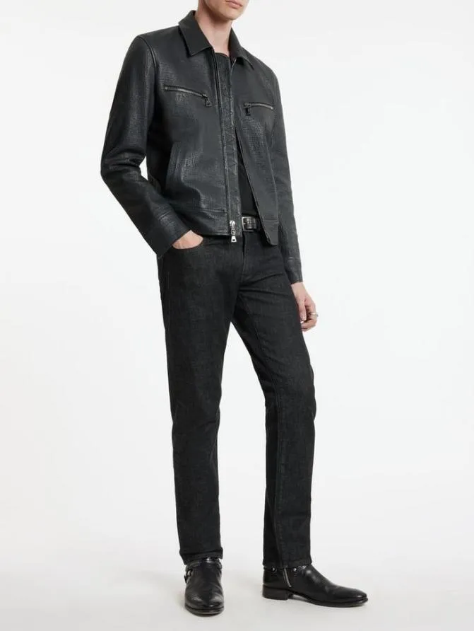 J701 8211 CASHMERE BLEND Carbon Grey Clothing John Varvatos Jeans