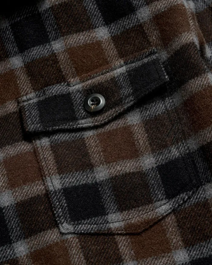 Jackets and Outerwear Men Billy Reid Mo Shirt Jacket Olivemulti