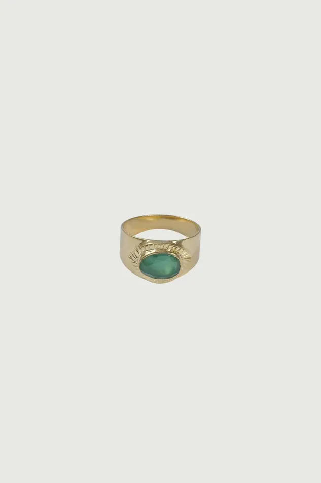 Jewellery Women Soeur DRAG SIGNET RING Gold