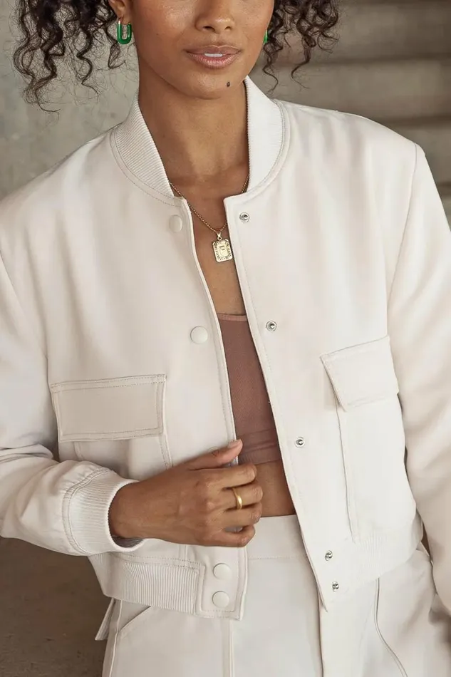 Jocelyn Jacket In Cream Cream Women Bohme Outerwear