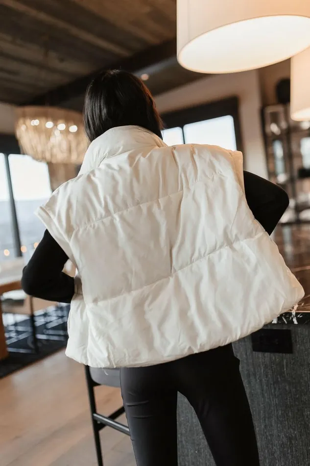 Kai Detachable Sleeve Jacket In Cream Cream Women Bohme Outerwear