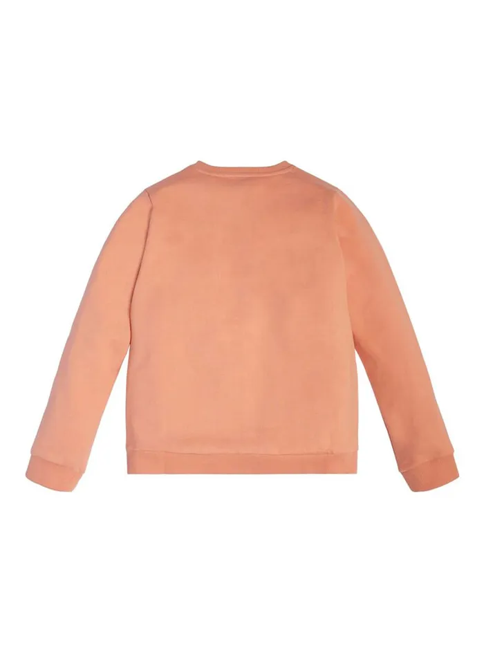 Kids Big Girl GUESS Fuji Sunrise Crystal Logo Jumper 716 Kids Big Girl GUESS Fuji Sunrise Crystal Logo Jumper 716