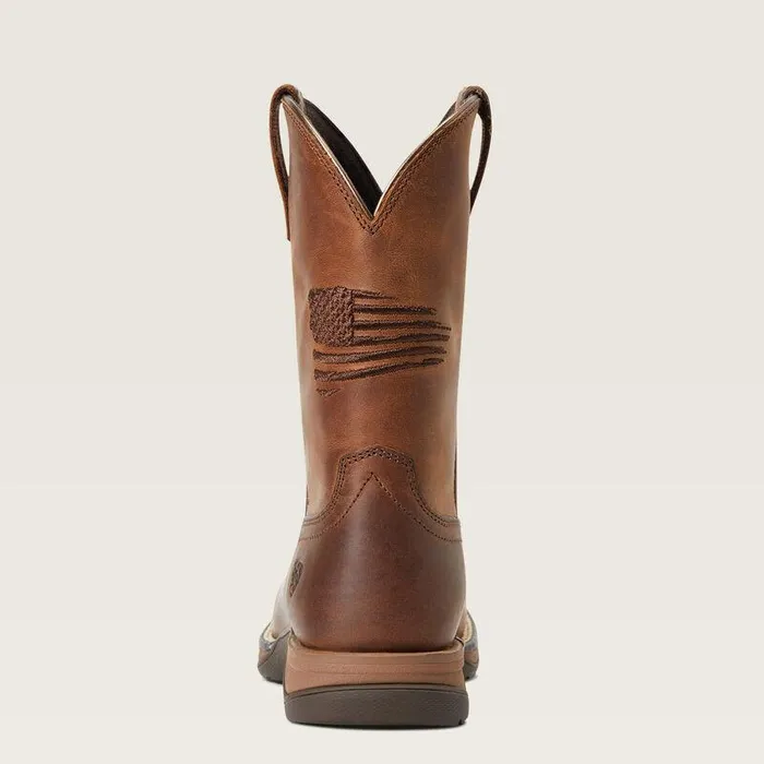 Kids Big Kids039 Footwear Ariat Anthem Patriot Western Boot Distressed Brown Kids Big Kids039 Footwear Ariat Anthem Patriot Western Boot Distressed Brown