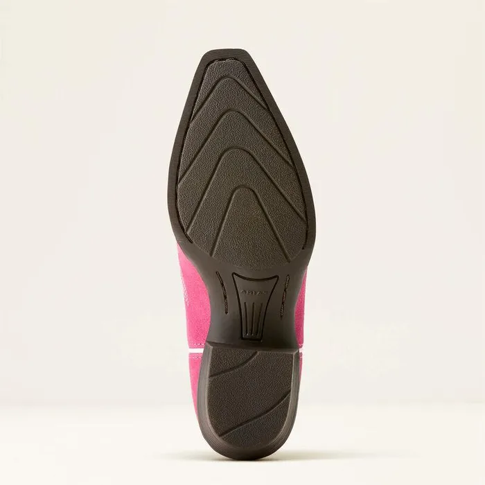 Kids Big Kids039 Footwear Ariat Casanova Western Boot Haute Pink Suede Kids Big Kids039 Footwear Ariat Casanova Western Boot Haute Pink Suede