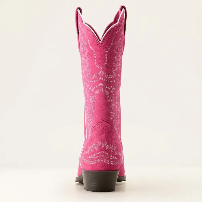 Kids Big Kids039 Footwear Ariat Casanova Western Boot Haute Pink Suede Kids Big Kids039 Footwear Ariat Casanova Western Boot Haute Pink Suede