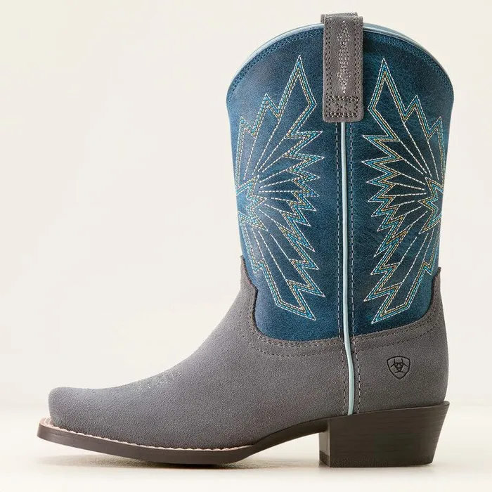 Kids Big Kids039 Footwear Ariat Decatur Western Boot Mineral Suededownpour Kids Big Kids039 Footwear Ariat Decatur Western Boot Mineral Suededownpour
