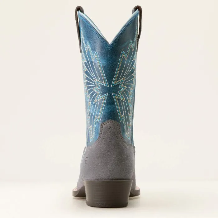 Kids Big Kids039 Footwear Ariat Decatur Western Boot Mineral Suededownpour Kids Big Kids039 Footwear Ariat Decatur Western Boot Mineral Suededownpour