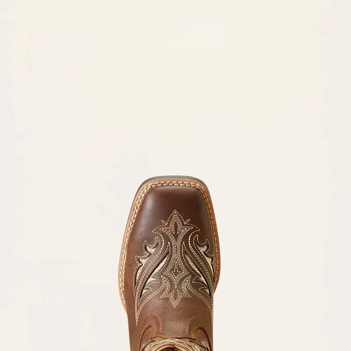 Kids Big Kids039 Footwear Ariat Round Up Bliss Western Boot Sassy Brown