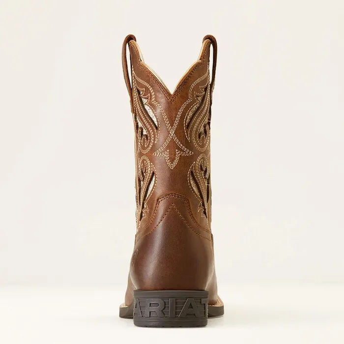 Kids Big Kids039 Footwear Ariat Round Up Bliss Western Boot Sassy Brown