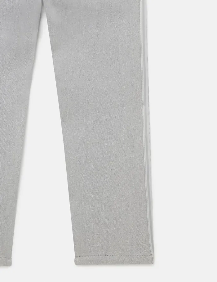 Kids Branded Panel Denim Jeans Grey Stella McCartney Pants and Shorts