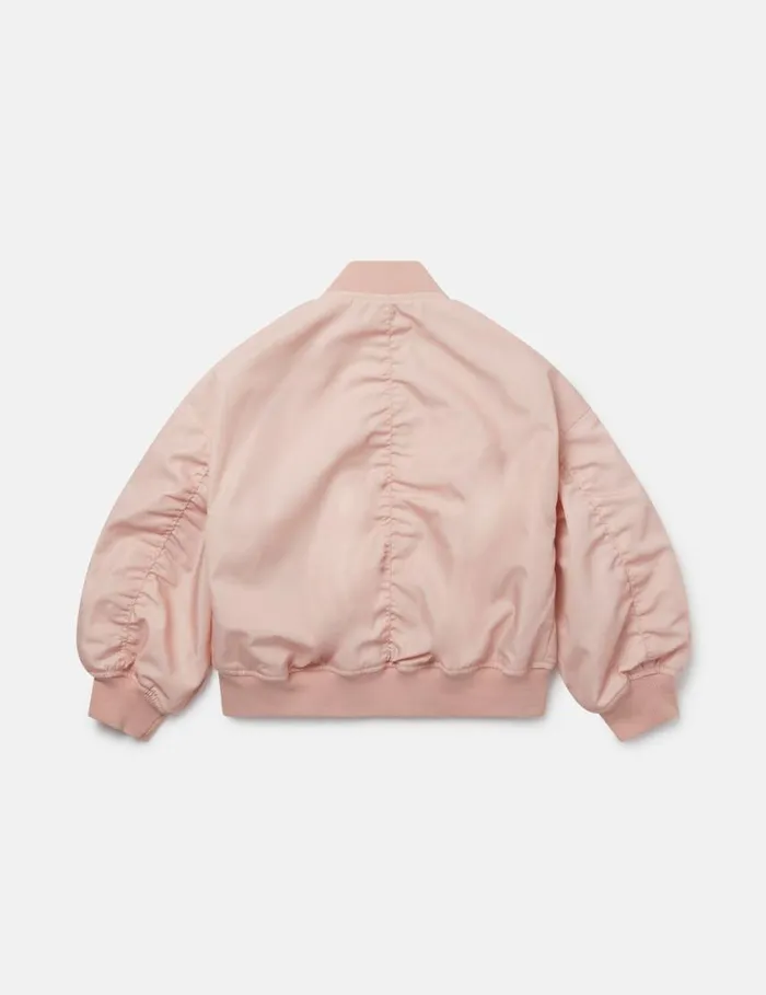 Kids Classic Bomber Jacket Pink Stella McCartney Outerwear Kids Classic Bomber Jacket Pink Stella McCartney Outerwear