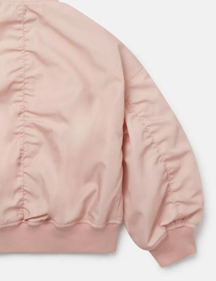 Kids Classic Bomber Jacket Pink Stella McCartney Outerwear Kids Classic Bomber Jacket Pink Stella McCartney Outerwear