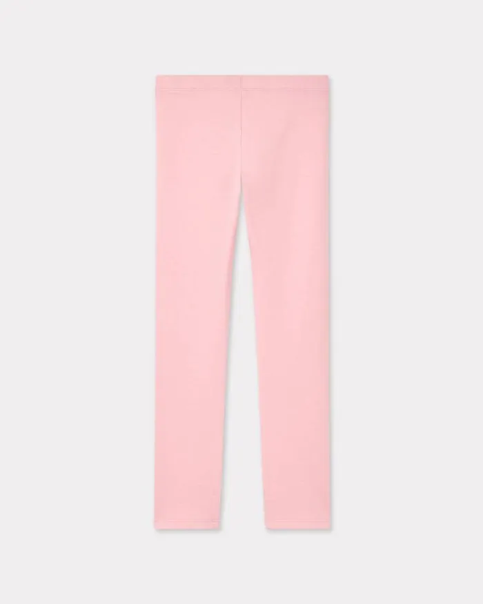 Kids Cotton Leggings Dark Rose Kenzo Pants And Shorts