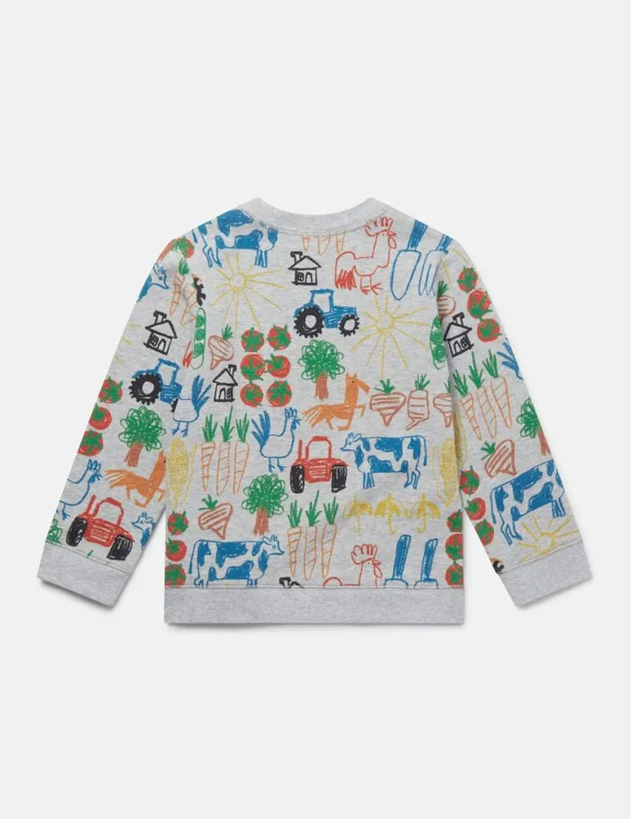 Kids Farmyard Print Sweatshirt Multicolour Stella McCartney TShirts And Sweatshirt Kids Farmyard Print Sweatshirt Multicolour Stella McCartney TShirts And Sweatshirt